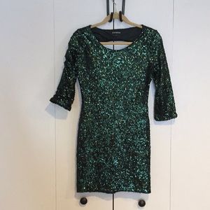Emerald Green Sparkle Dress